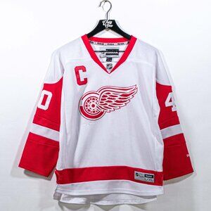 Detroit Red Wings Zetterberg Reebok Jersey Youth Large / XL Y2K Hockey NHL